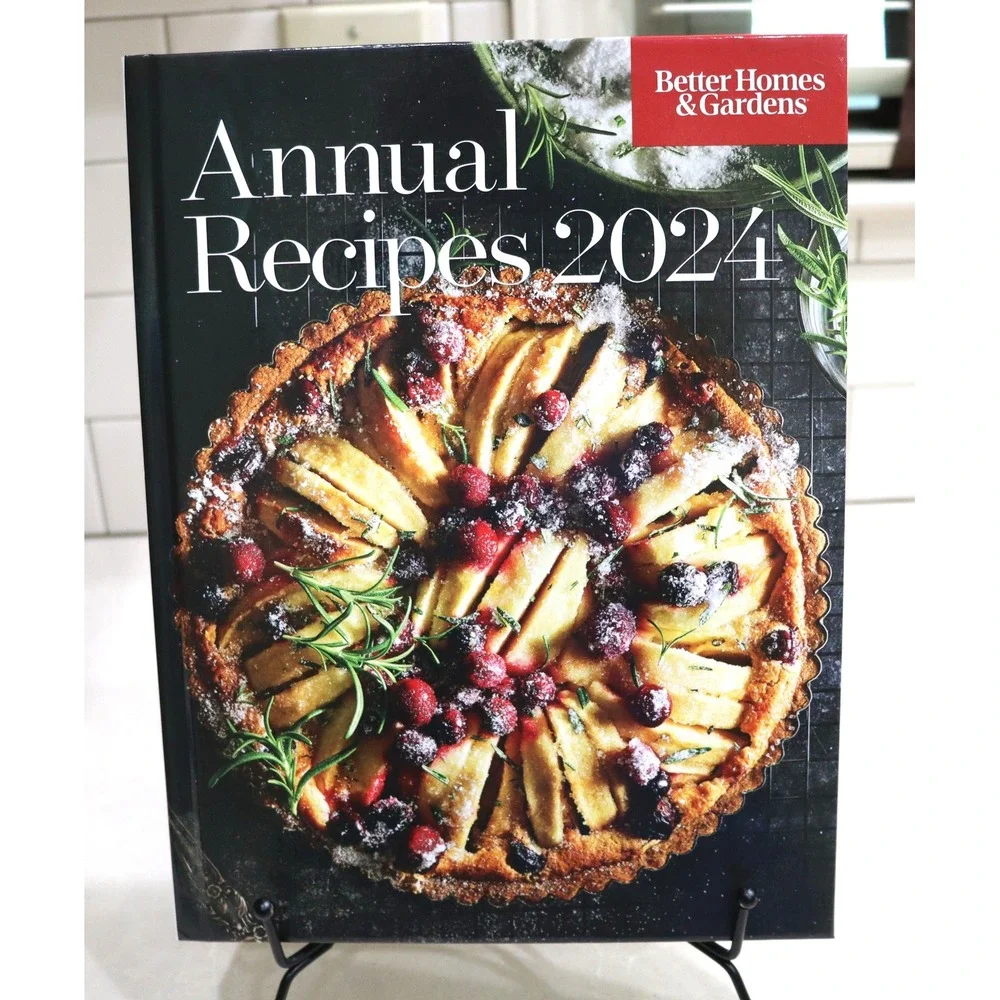 Better Homes & Gardens Annual Recipes 2024 Hardcover Cookbook 200+ Recipes